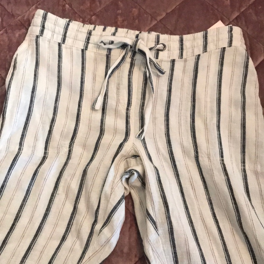 Linen blend pants NWT